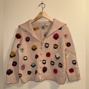 Anthropologie / Monogram HWR Chocolate Box Cardigan Sweater Wool Blend - Large